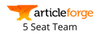 5 Seat User Articleforge- Reseller Package - $8 Each