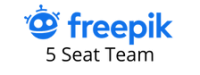 5 Seat User Freepik - Reseller Package - $3 Each